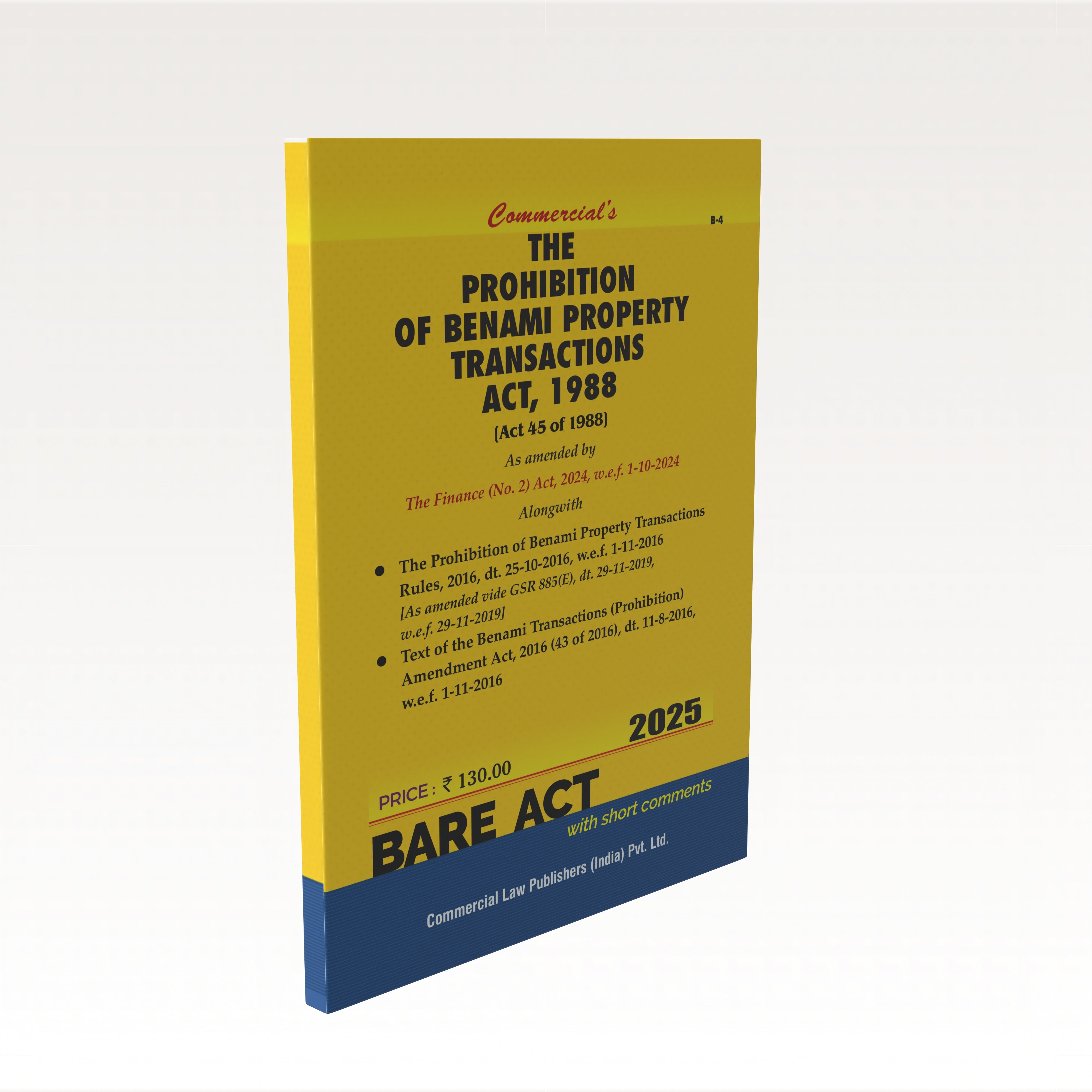 Prohibition of Benami Property Transaction Act, 1988
