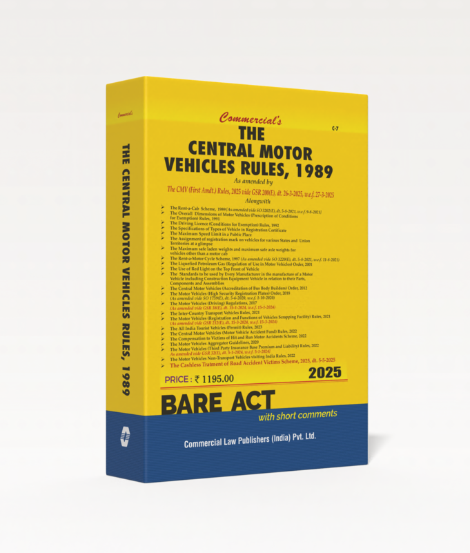 Central Motor Vehicles Rules, 1989