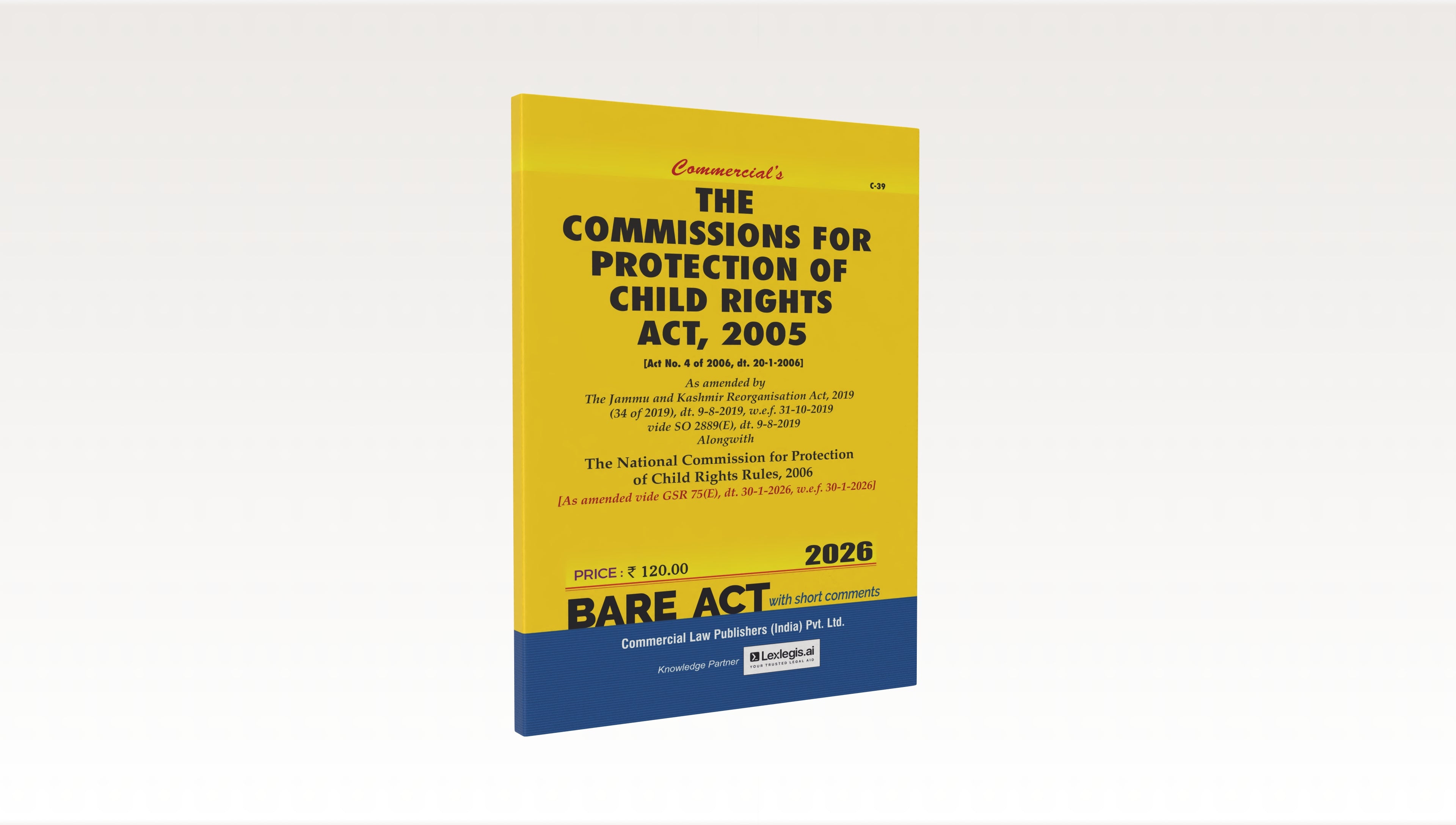 The Commissions for Protection of Child Rights Act, 2005 (E-Book)