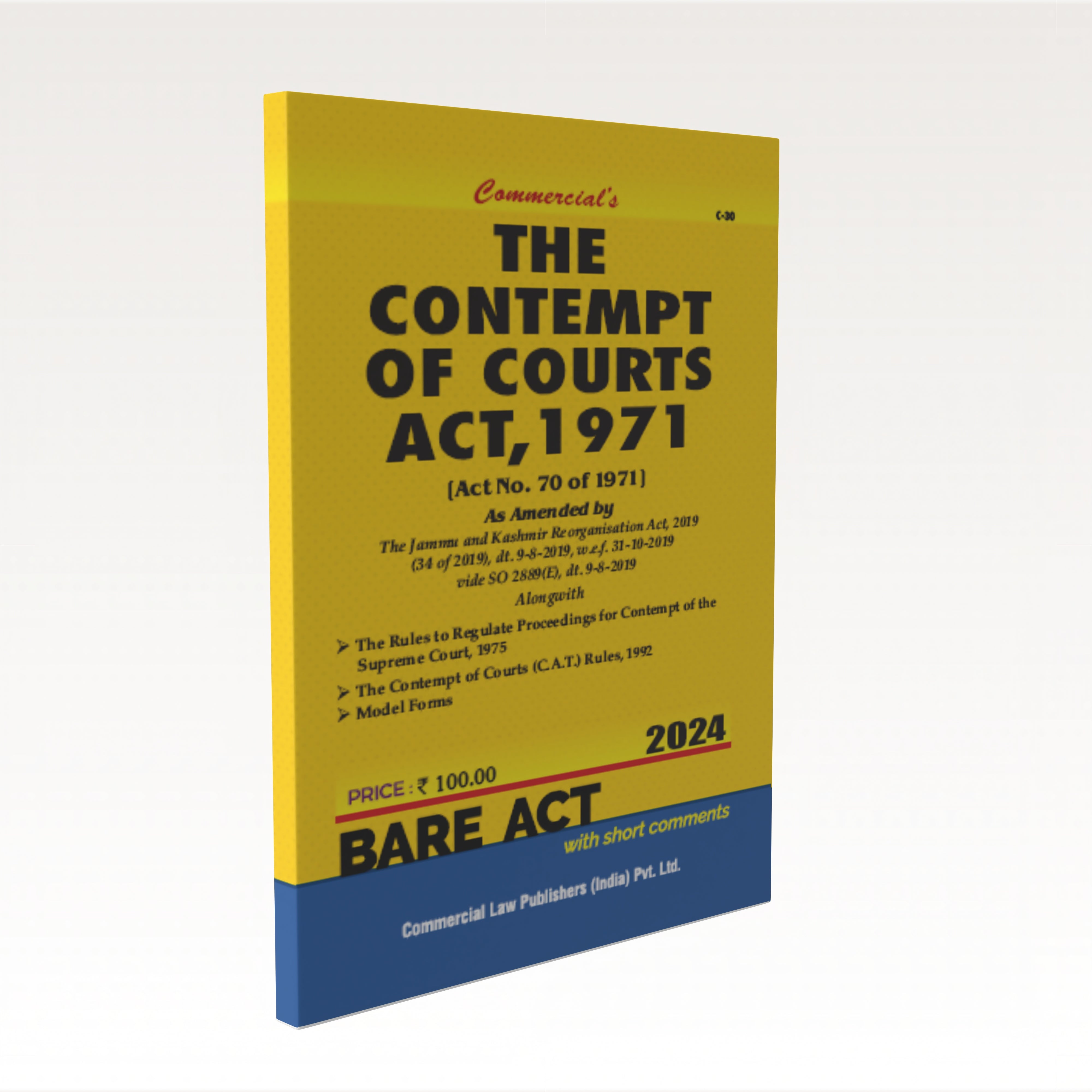 Contempt Of Courts Act, 1971 As Amended by The Jammu and Kashmir Reorganisation Act, 2019