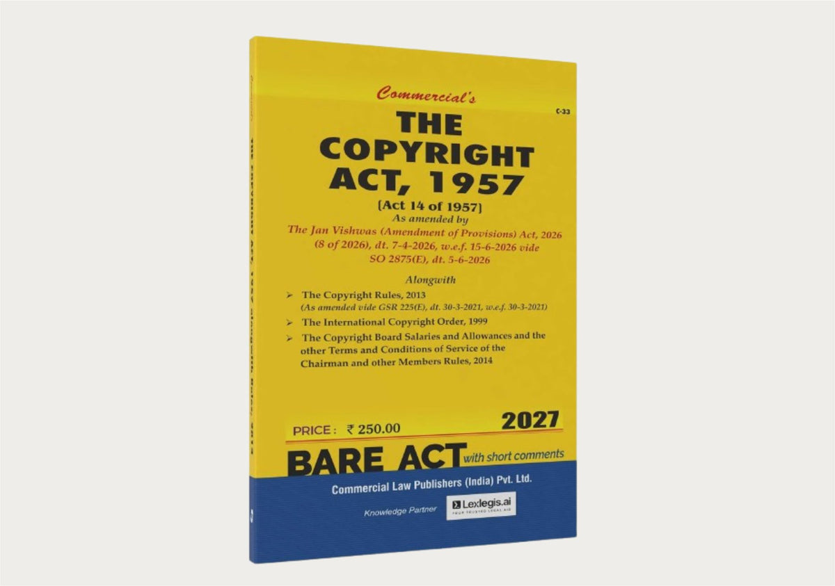 The Copyright Act, 1957 (2027 Edition) (E-Book)