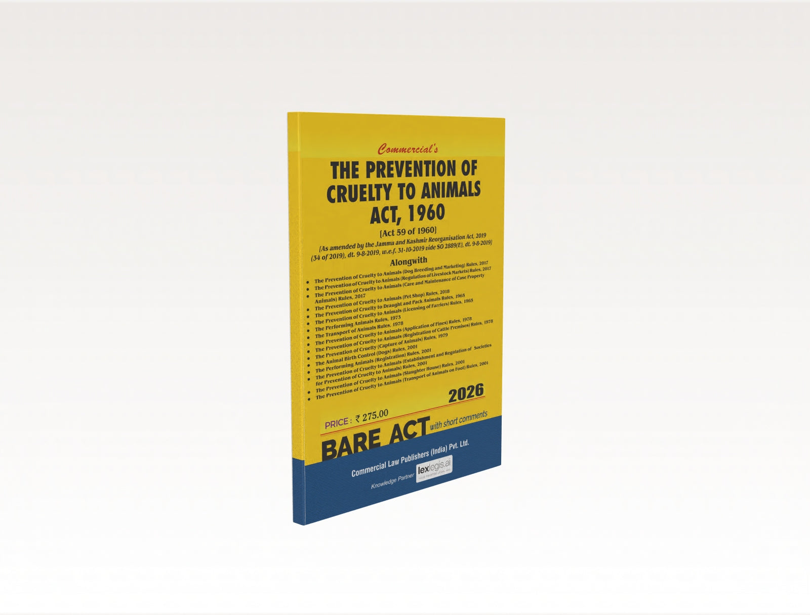 Prevention of Cruelty to Animals Act, 1960