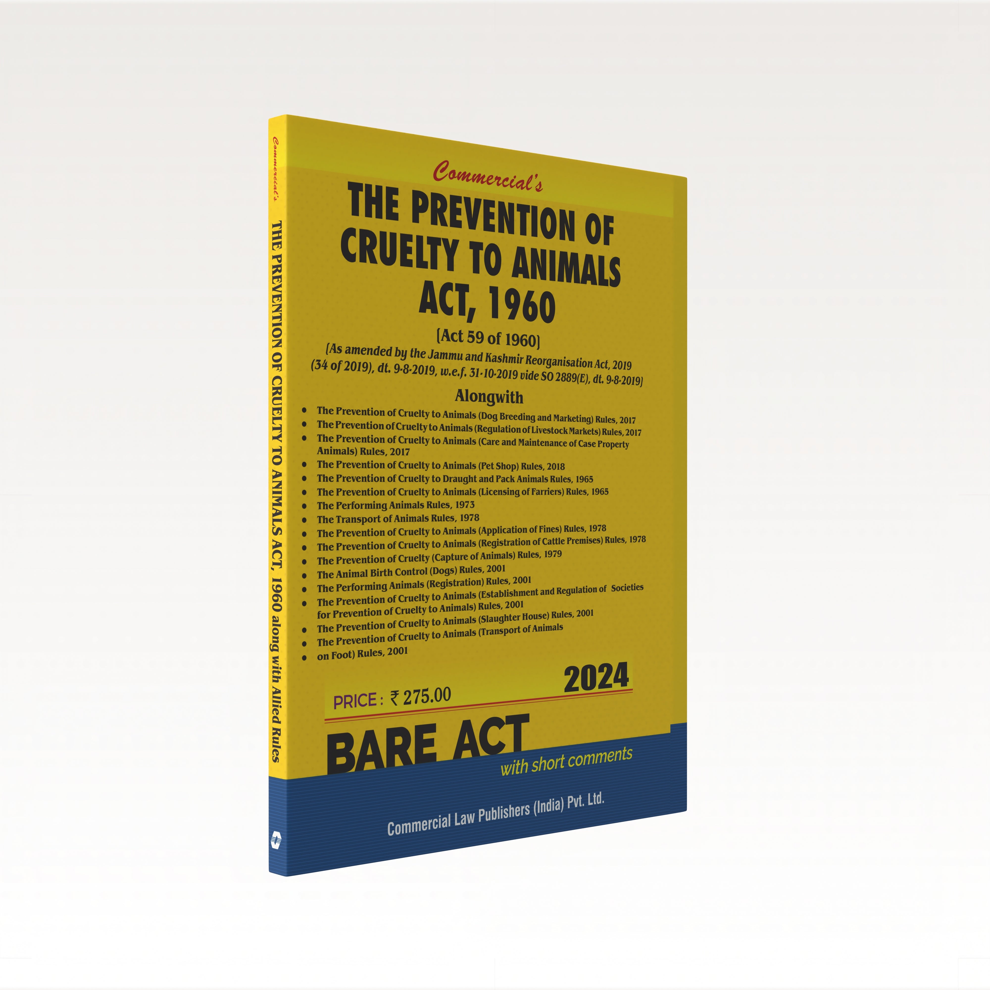 Prevention of Cruelty to Animals Act, 1960