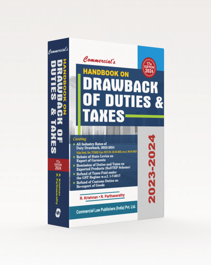 Handbook on Drawback of Duties & Taxes