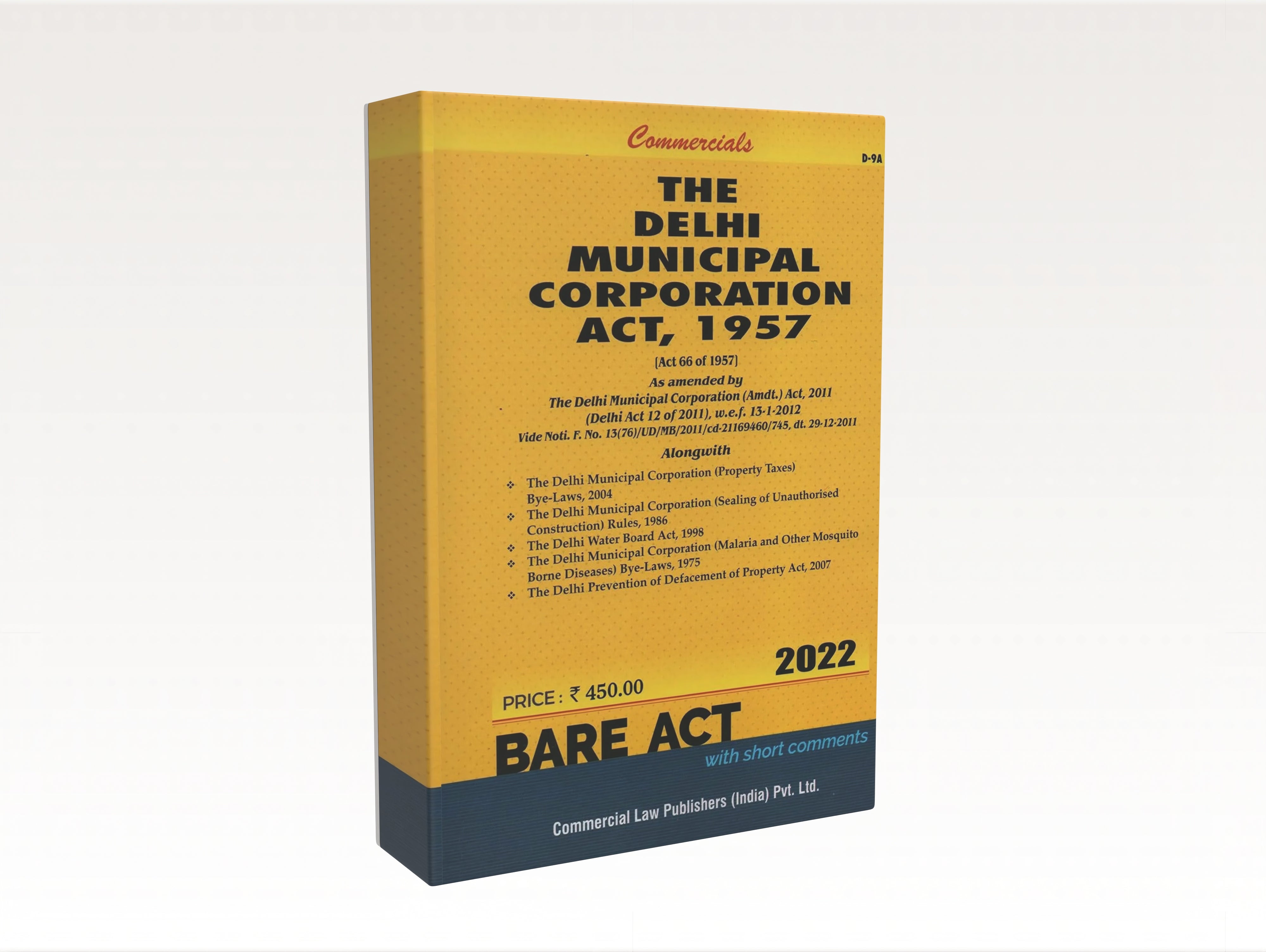 Delhi Municipal Corporation Act, 1957 with Rules
