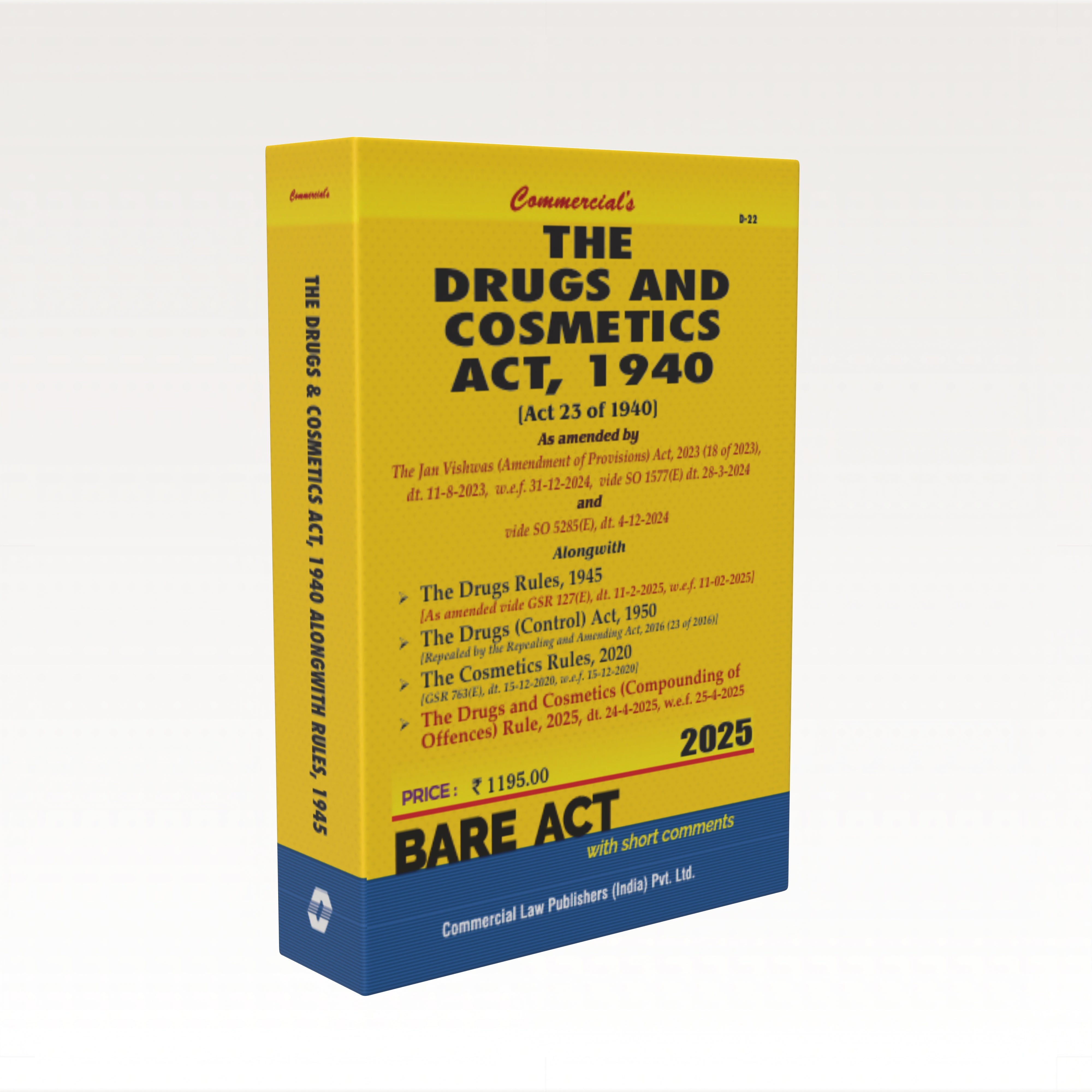 Drugs and Cosmetics Act, 1940