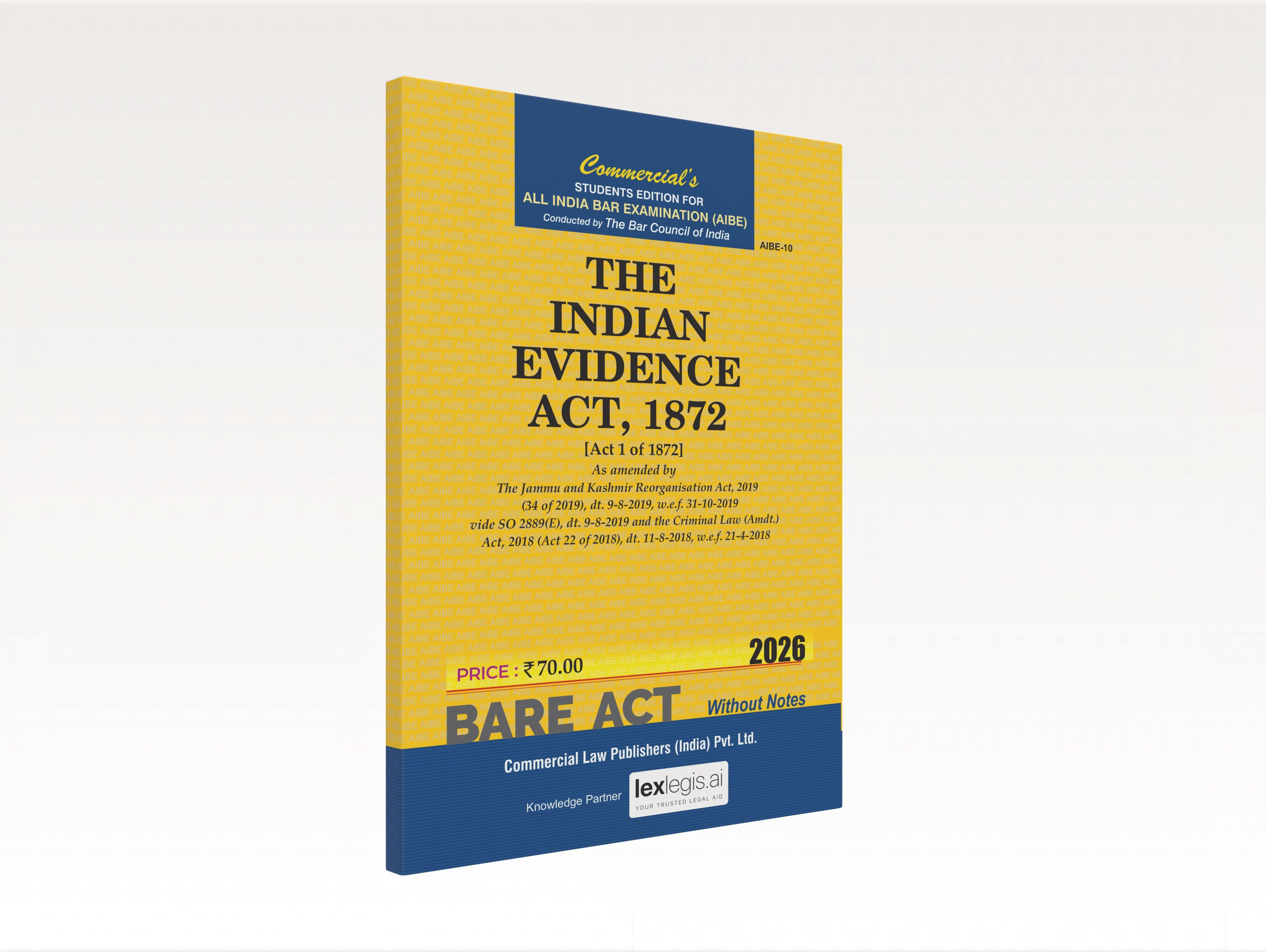 Indian Evidence Act, 1872 (AIBE)