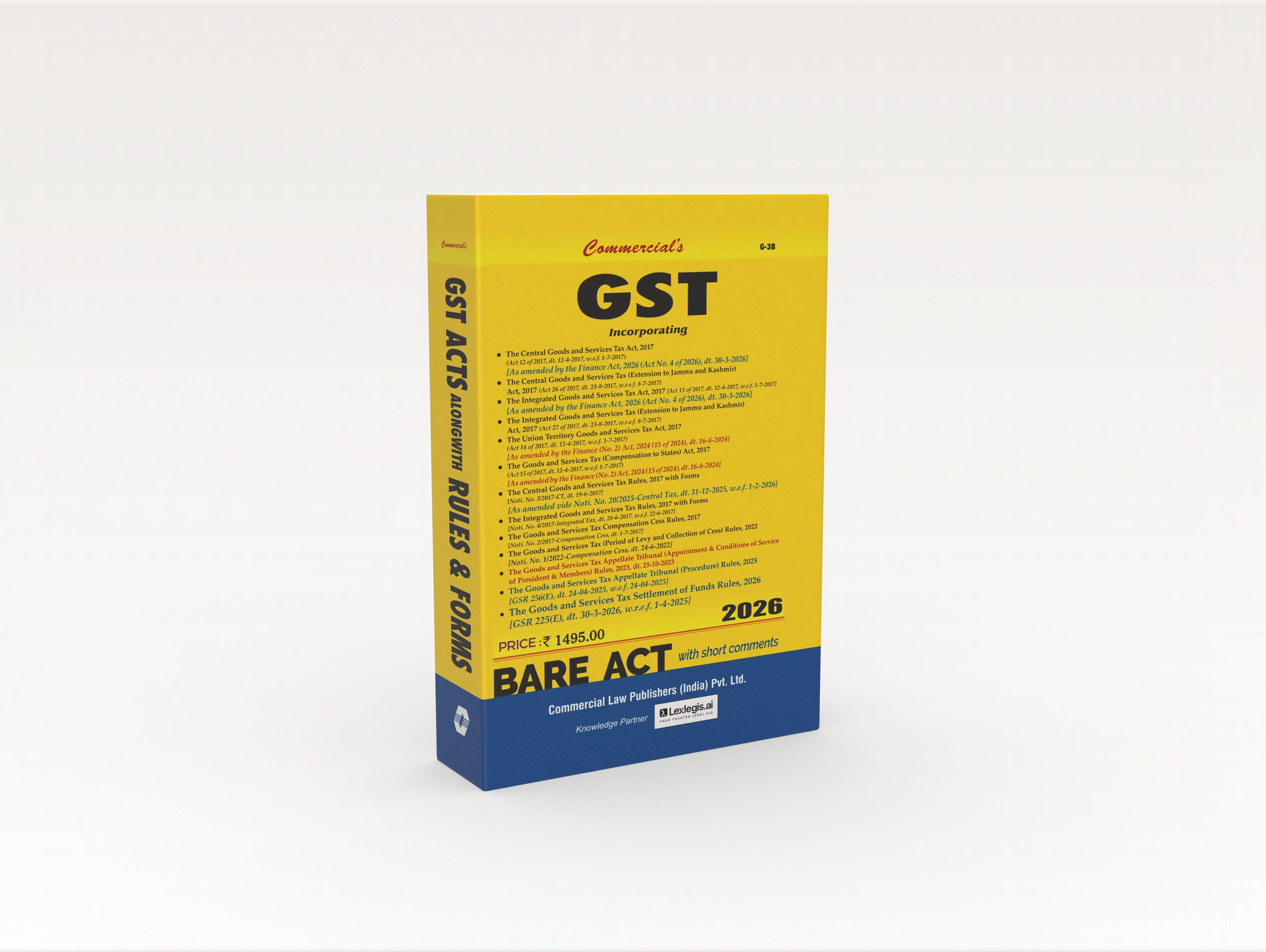 GST Acts and Rules, 2017 with Forms (e-book)