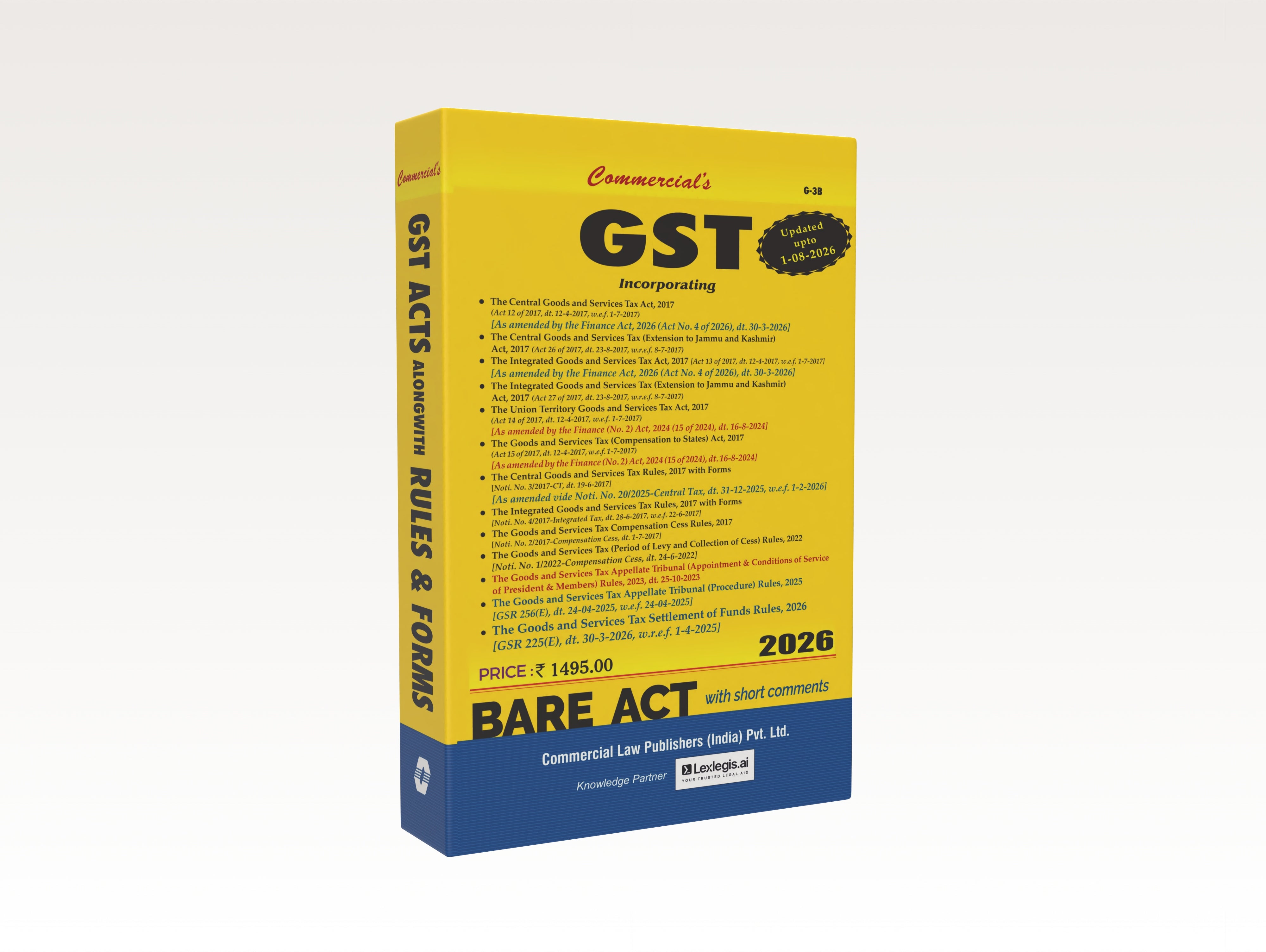 GST Acts and Rules, 2017 with Forms