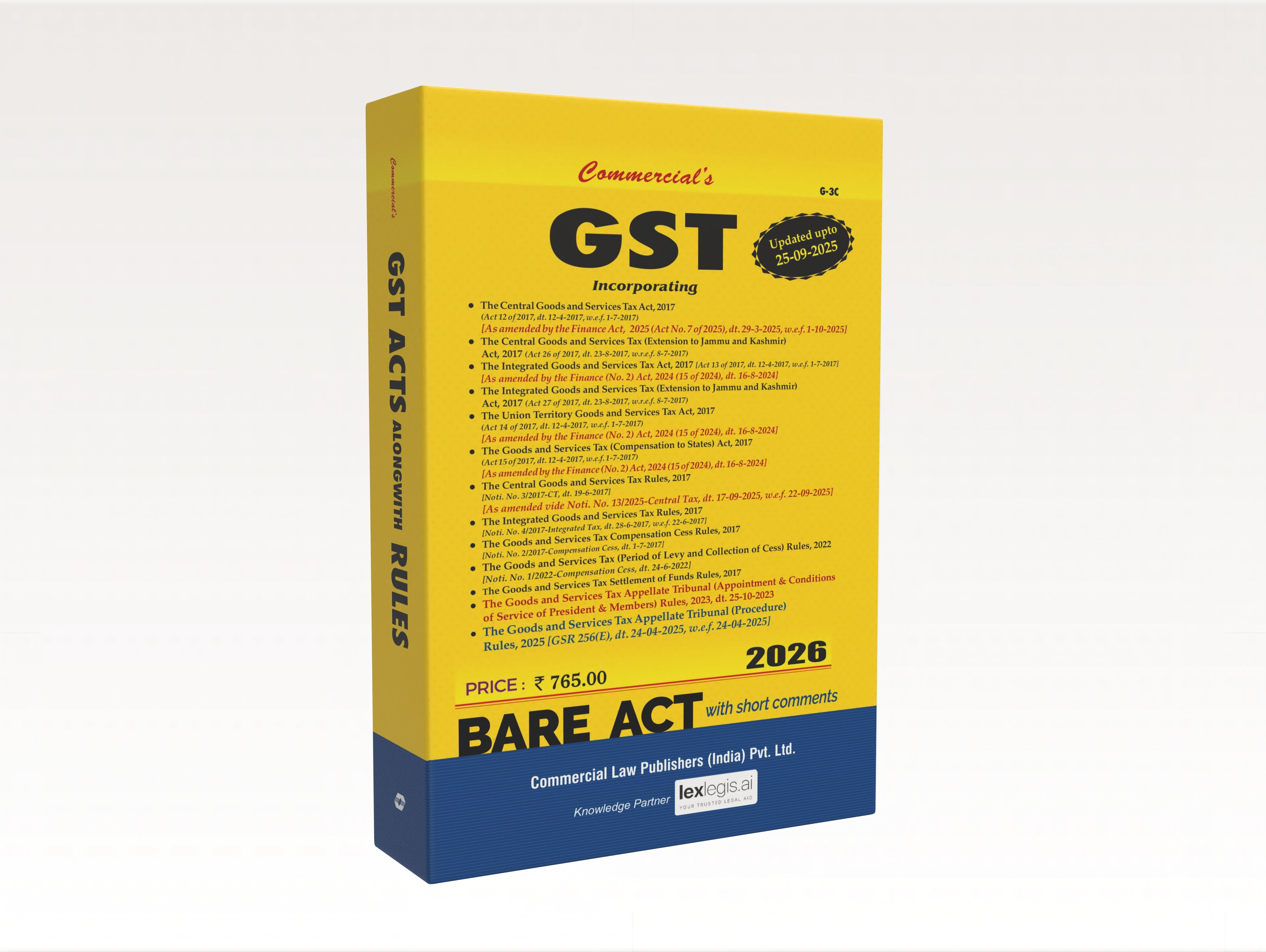 GST Acts alongwith Rules
