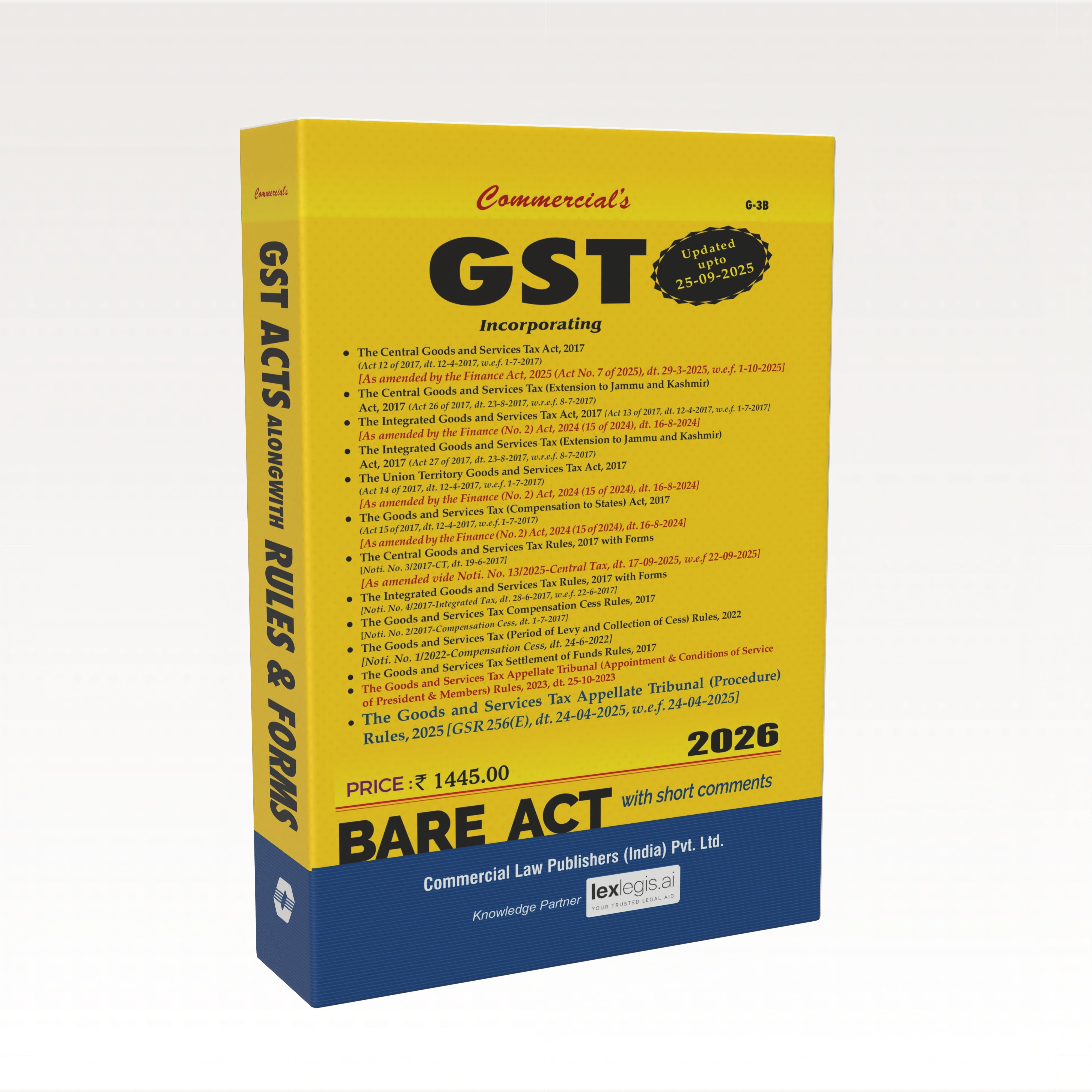 GST Acts and Rules, 2017 with Forms