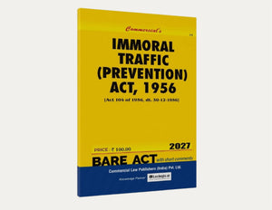 The Immoral Traffic (Prevention) Act, 1956 (2027 Edition) (E-Book)
