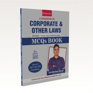 Handbook on Corporate and Other Law CA Inter New Syllabus 2023 (MCQs)