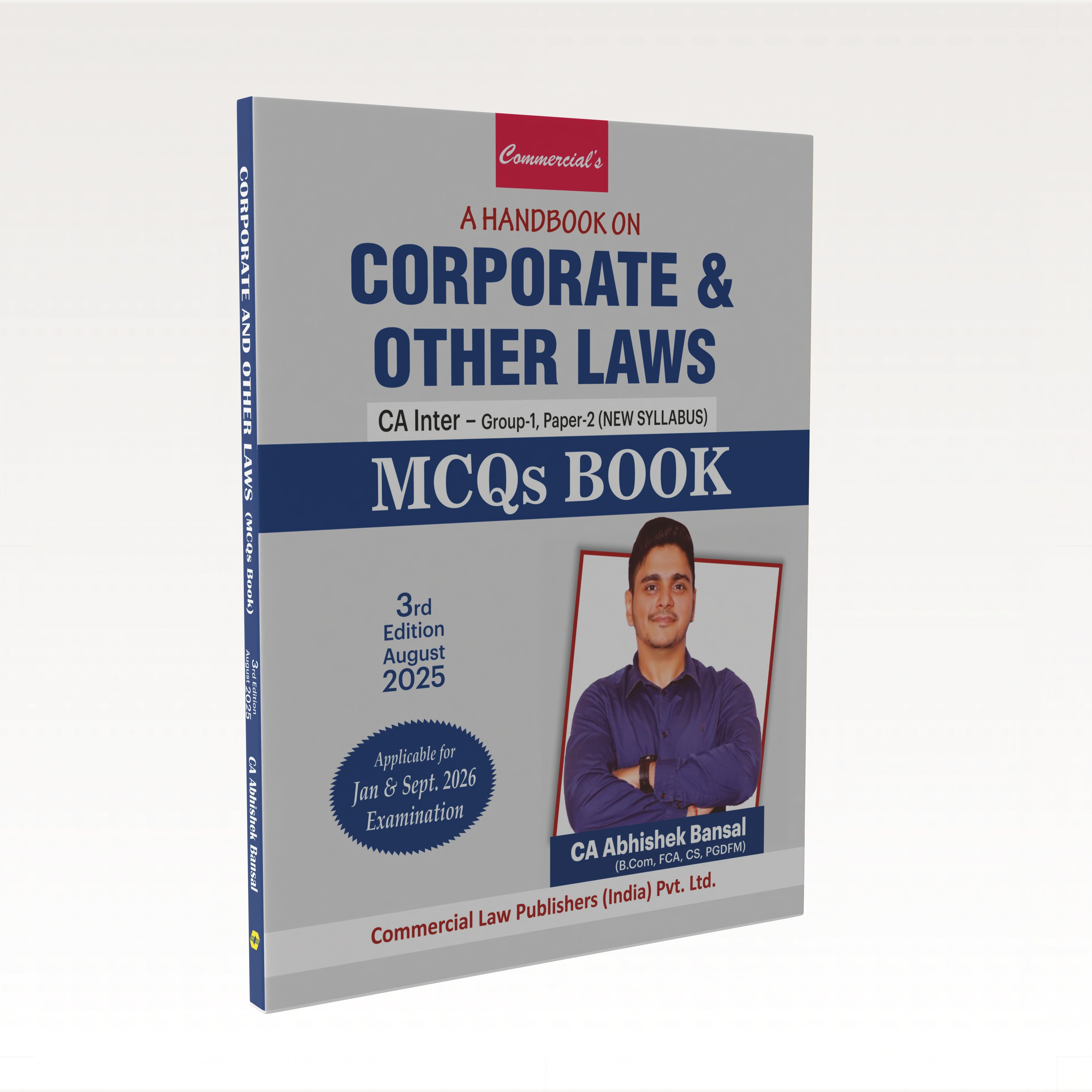 Handbook on Corporate and Other Law CA Inter New Syllabus 2023 (MCQs)