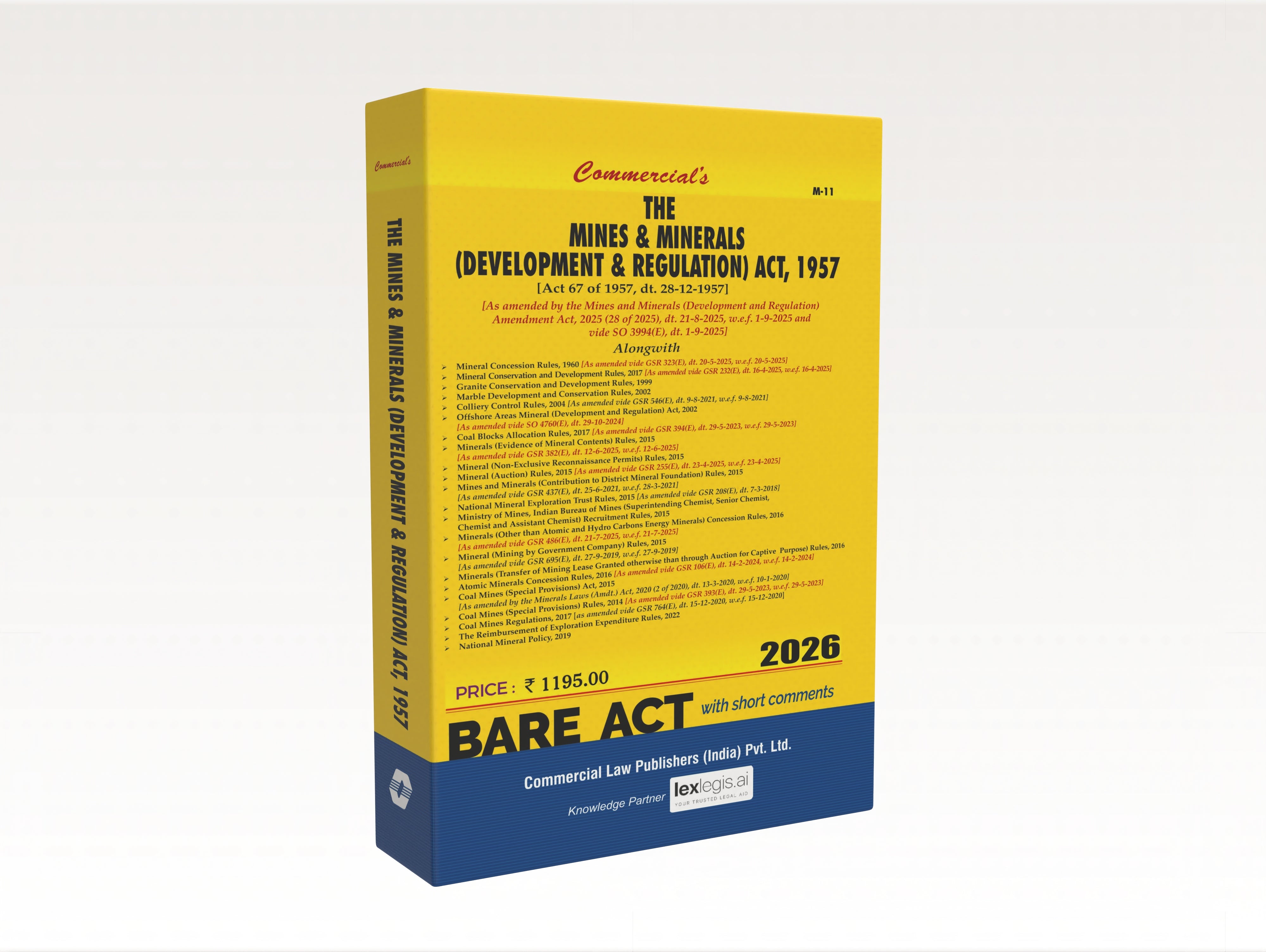 The Mines and Minerals (Development and Regulation) Act, 1957
