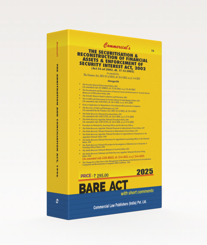 Securitisation and Reconstruction of Financial Assets and Enforcement of Security Interest Act, 2002