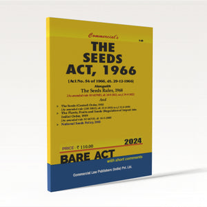 Seeds Act, 1966 with Rules, 1968