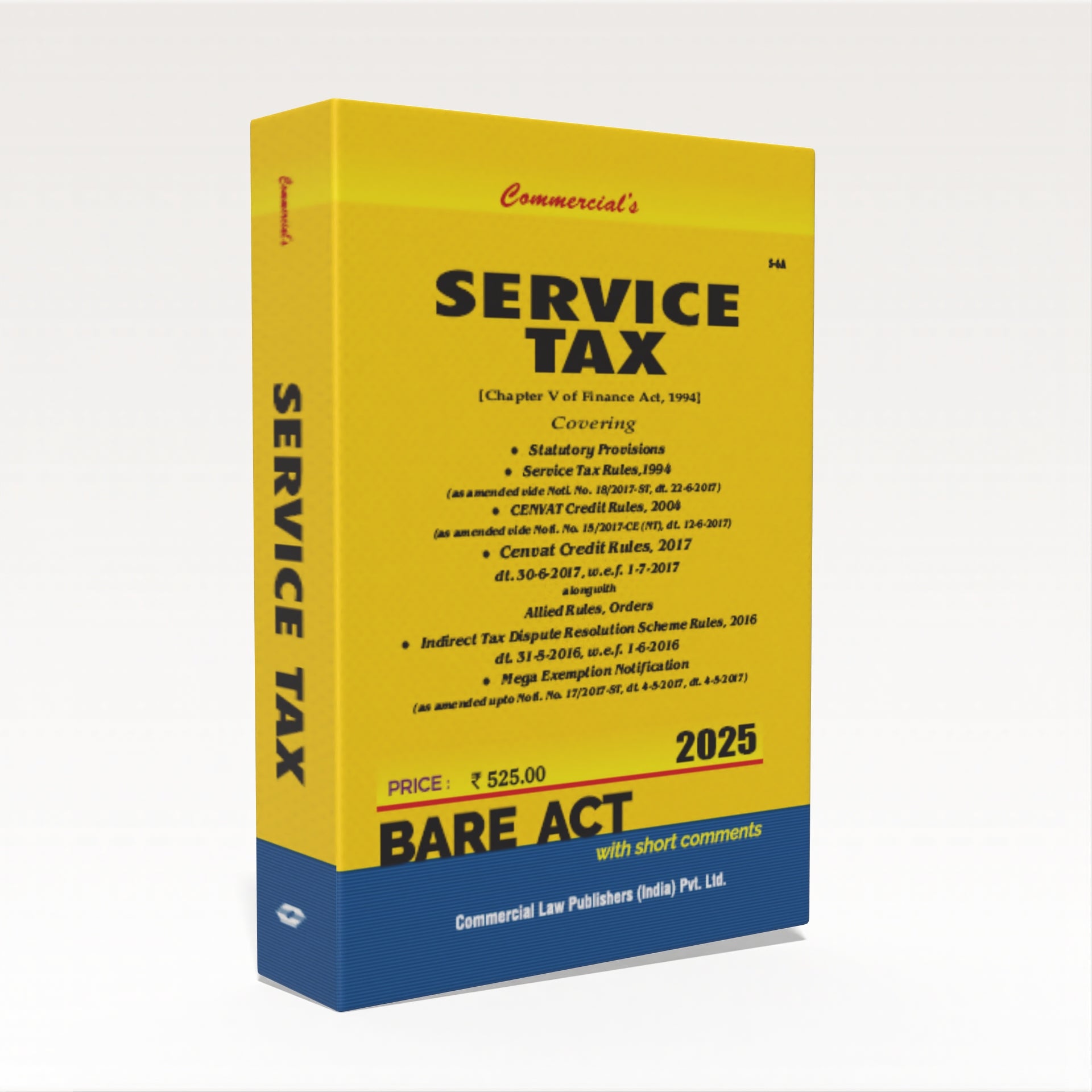 Service Tax with Rules and Allied Rules