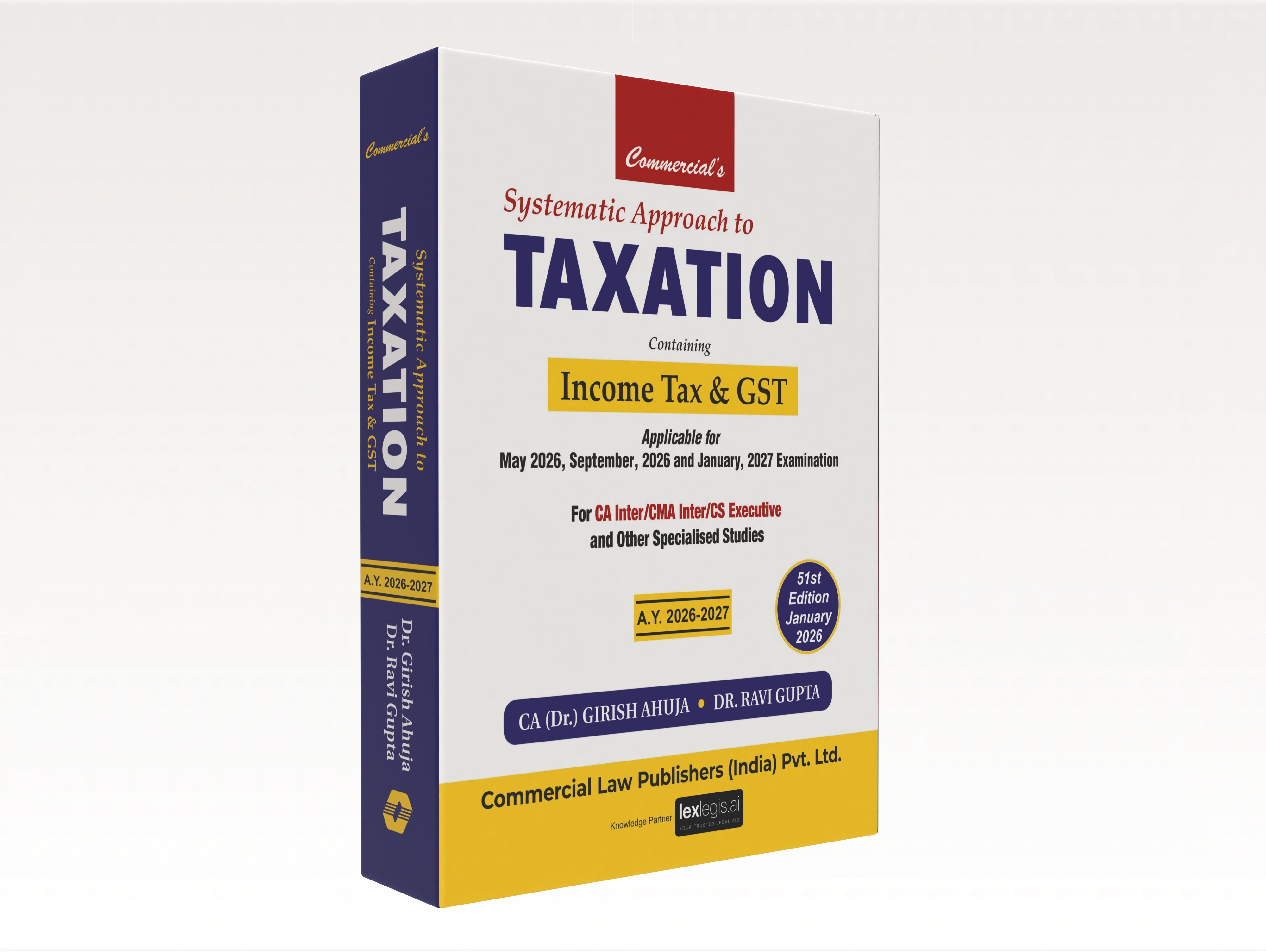 Systematic Approach to Taxation — Containing Income Tax & GST (CA Inter)