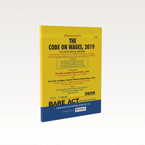 Combo Pack New Labour & Industrial Code Along with Rules, 2026