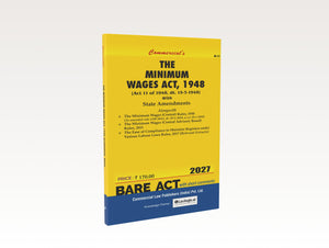 The Minimum Wages Act, 1948 with State Amendments (2027 Edition)