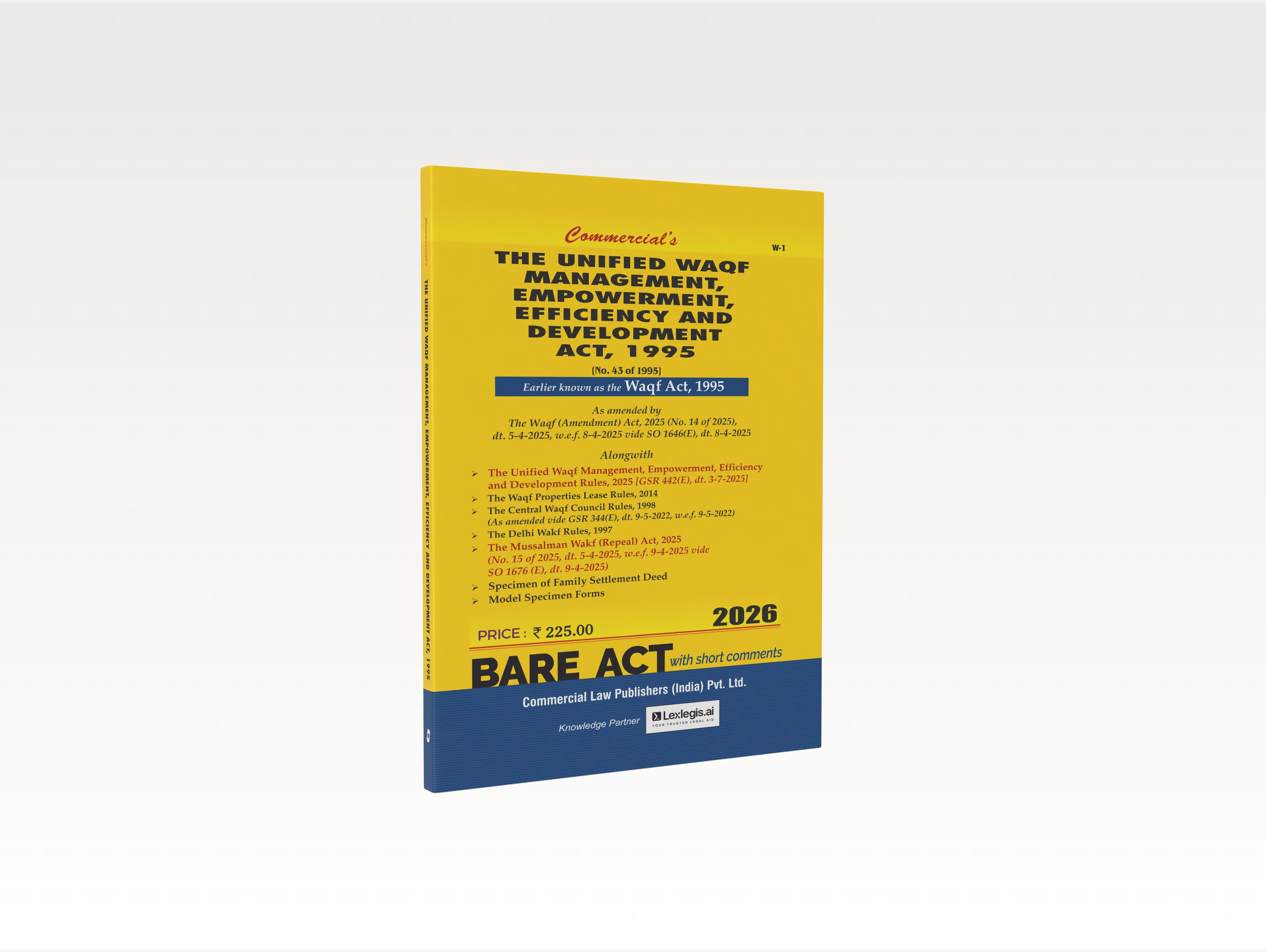 The Unified Waqf Management, Empowerment, Efficiency and Development Act, 1995