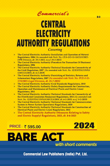 Buy Central Electricity Authority Regulations | Commercial Law Publisher