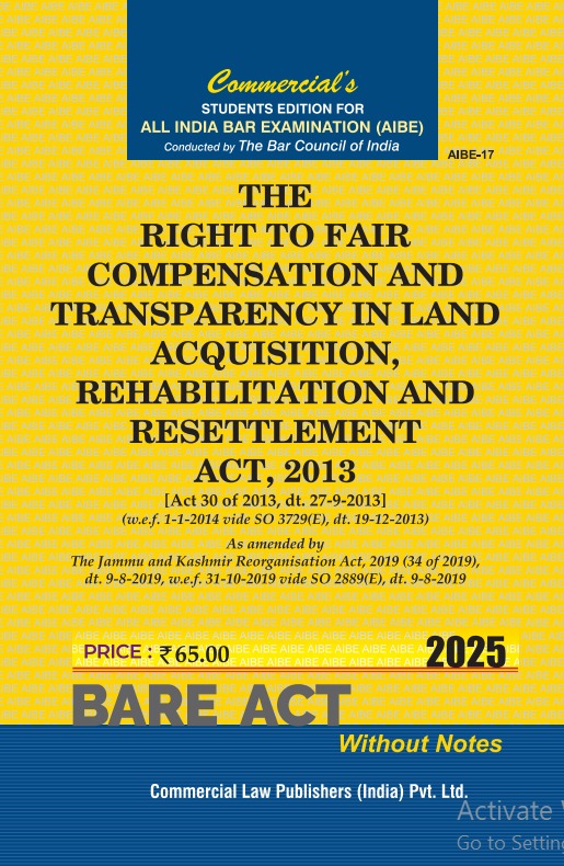 Right to Fair Compensation and Transparency in Land Acquisition ...