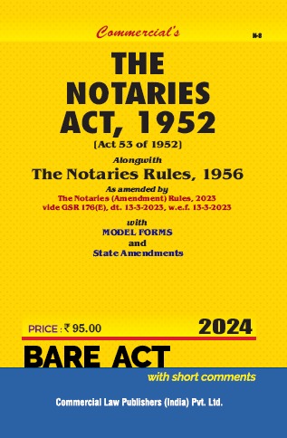 notaries act 1952 and notaries rules 1956