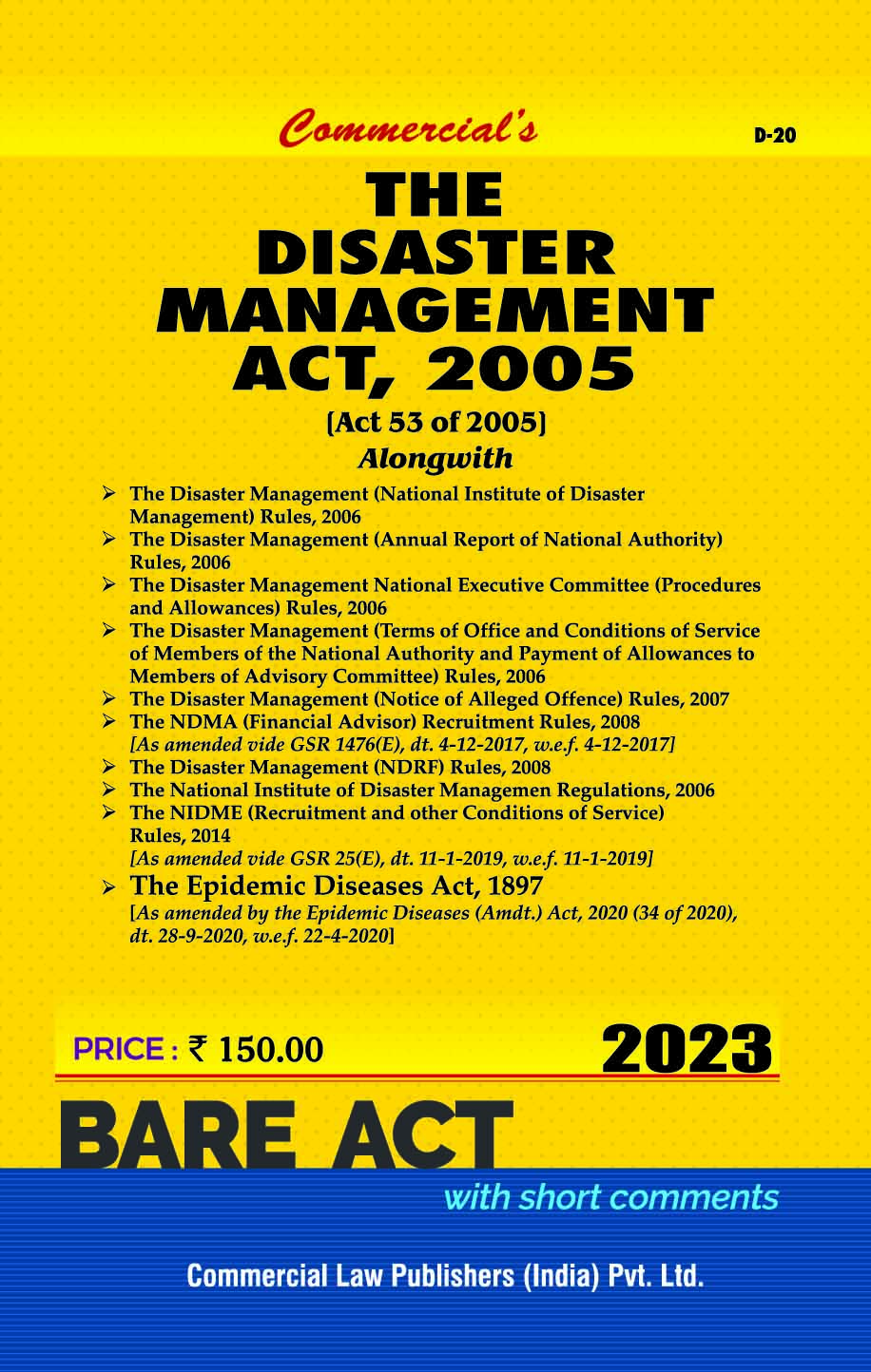 buy-disaster-management-act-2005-commercial-law-publisher